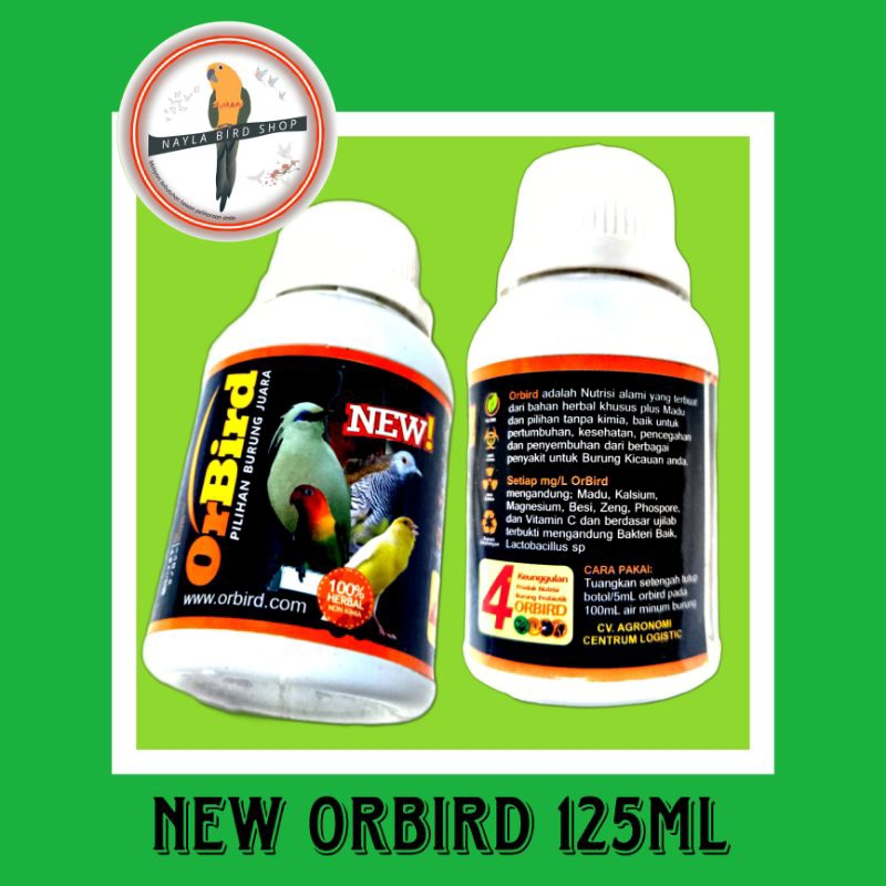 ORBIRD VITAMIN BURUNG ORBIRD NEW NUTRISI VITAMIN DAN OBAT BURUNG