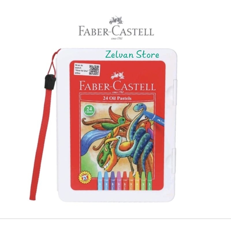

Oil Pastel / Crayon FaberCastell isi 24 warna