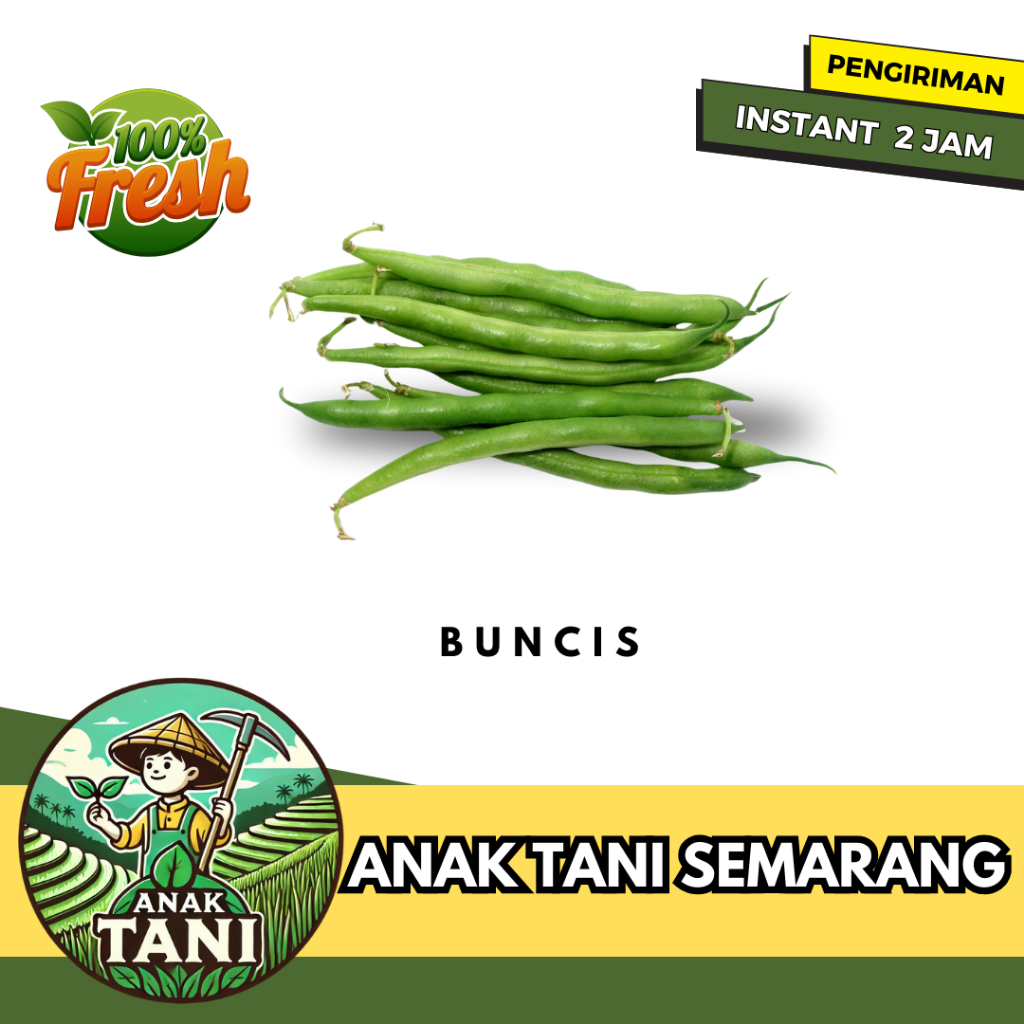 

[ANAK TANI] BUNCIS SEGAR 150 GR SIAP KIRIM INSTANT AREA SEMARANG