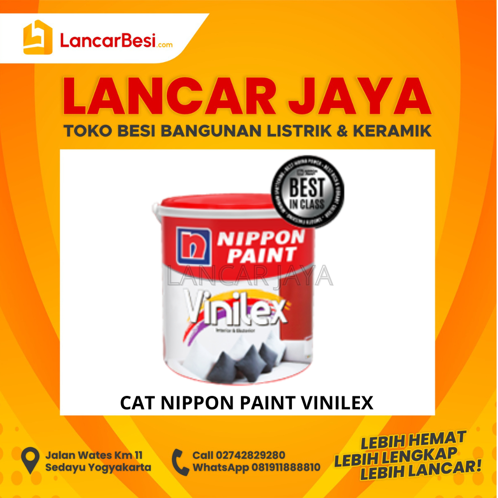 Cat Tembok Interior & Eksterior Vinilex Nippon Paint