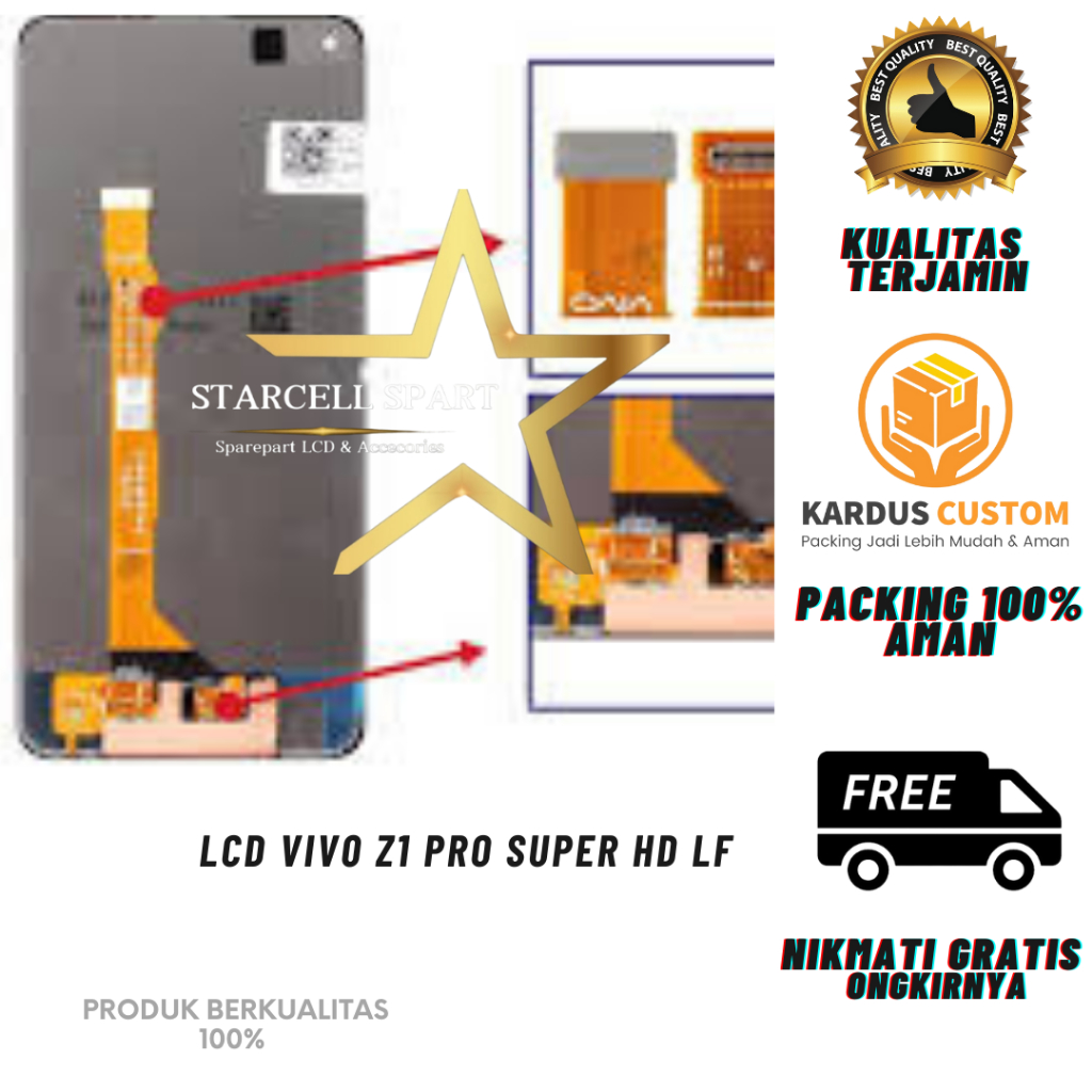 LCD VIVO Z1 PRO SUPER HD LF