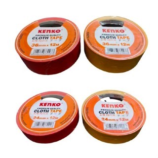 

KENKO CLOTH TAPE 36mm x 12m / 24mm x 12m Orange core PRM - RED/YELLOW