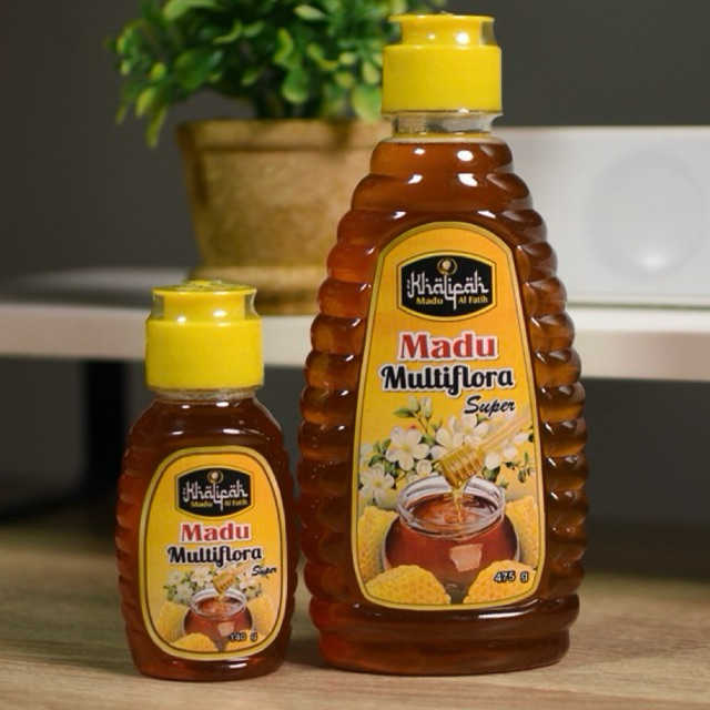 

Madu Khalifah Alfatih - Madu Multiflora Super Bundle 140ml-475ml - Madu Asli Murni 100% - Honey