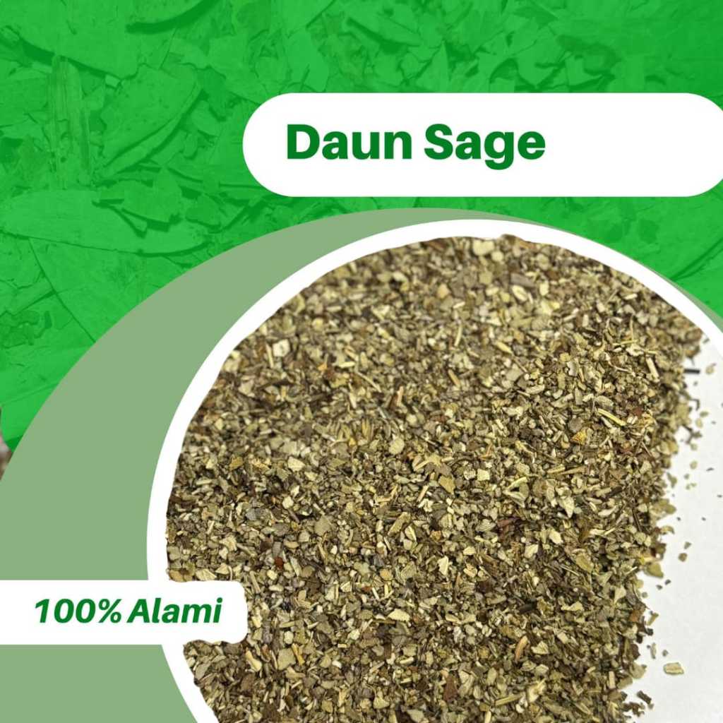 

500GR DAUN SAGE CUT PURE 100% ASLI