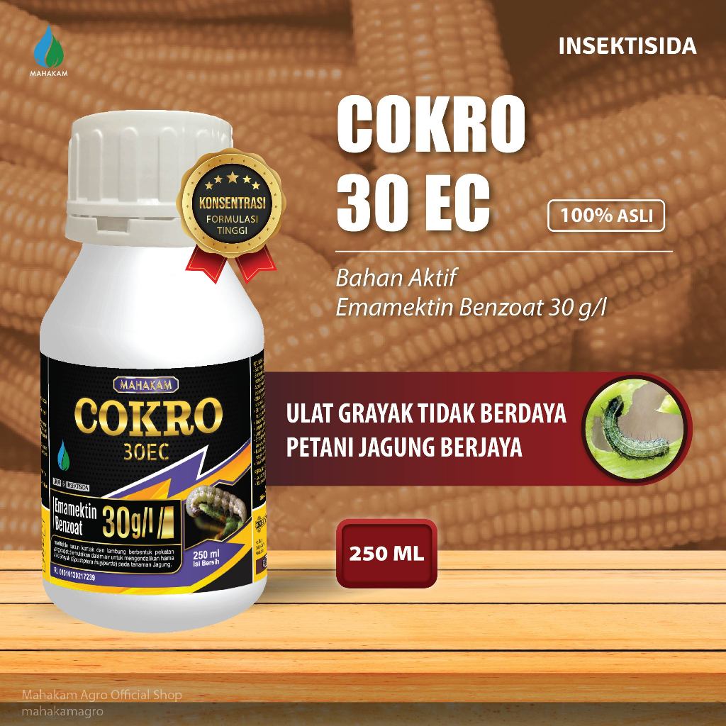Mahakam Cokro 30 EC 250 ml Insektisida Pestisida Pembasmi Hama Tanaman Jagung