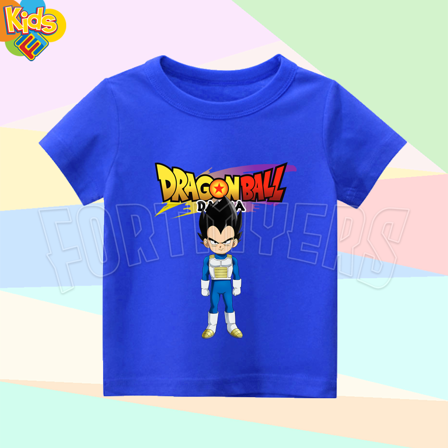 BAJU ANAK KAOS ANAK KARAKTER VEGETA MINI DRAGON BALL DAIMA ANIME
