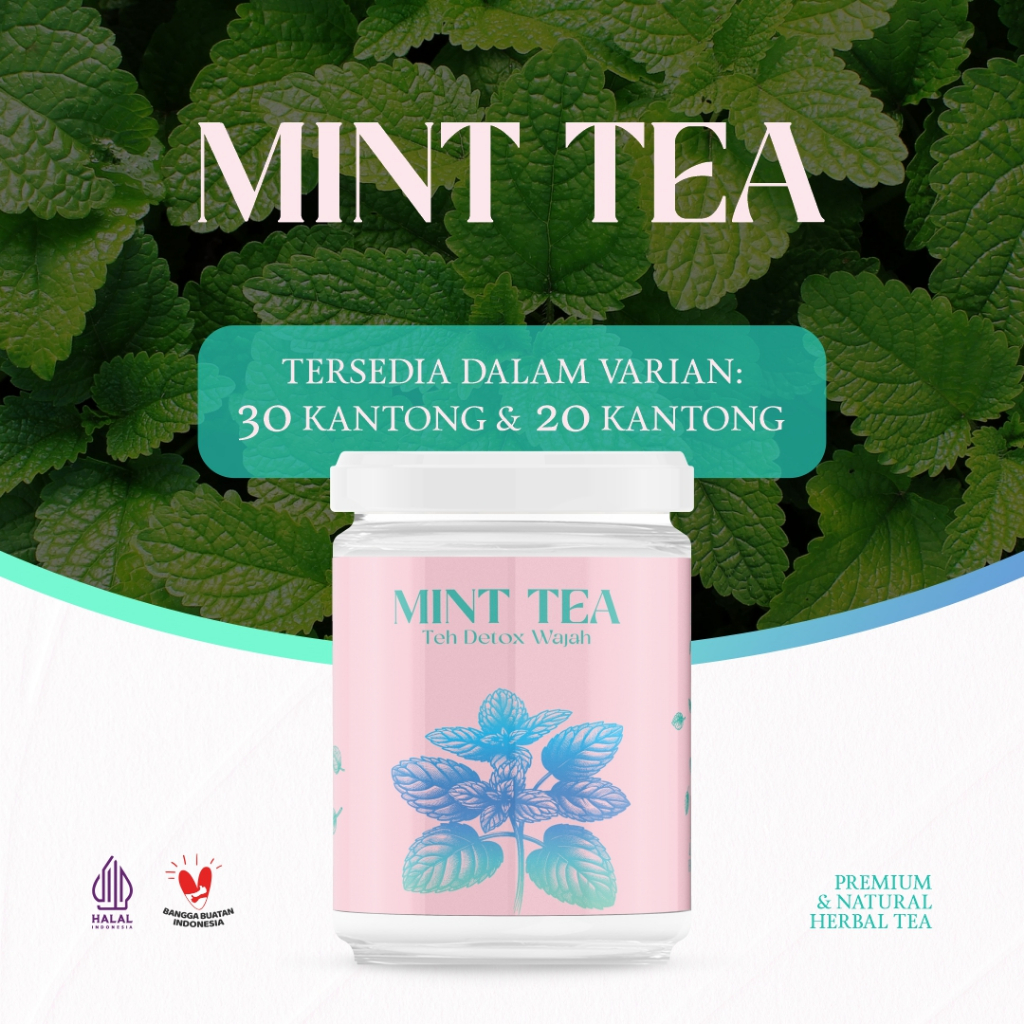 

Original Mint Tea Skincare Teh Detox Wajah Spearmint Tea Bag