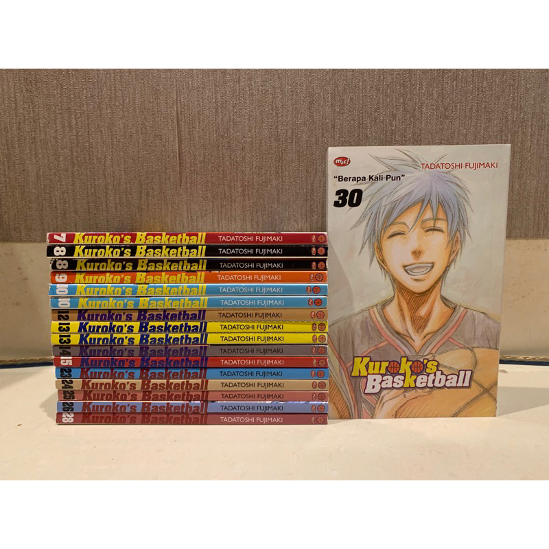 Komik Kuroko no Basuke Basketball 7,8,9,10,12,13,14,15,23,24,25,26,28,30