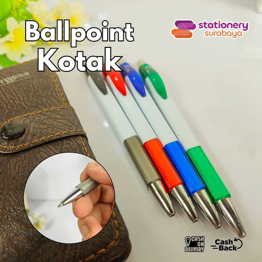 

Ballpoint Square Bolpen Kotak Murah Souvenir Pernikahan Acara Dll