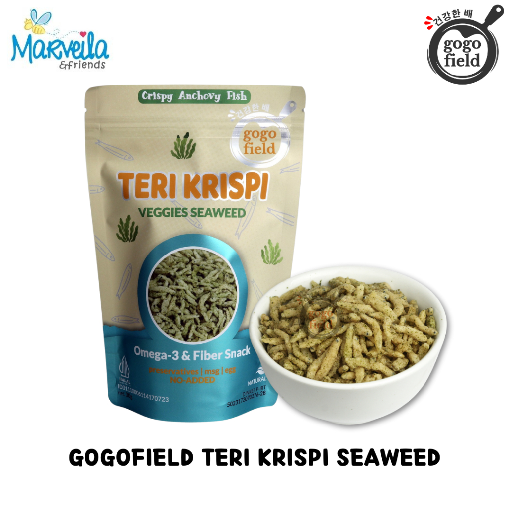 

Gogofield Teri Krispi 30gr SEAWEED NON MSG / MPASI BAYI