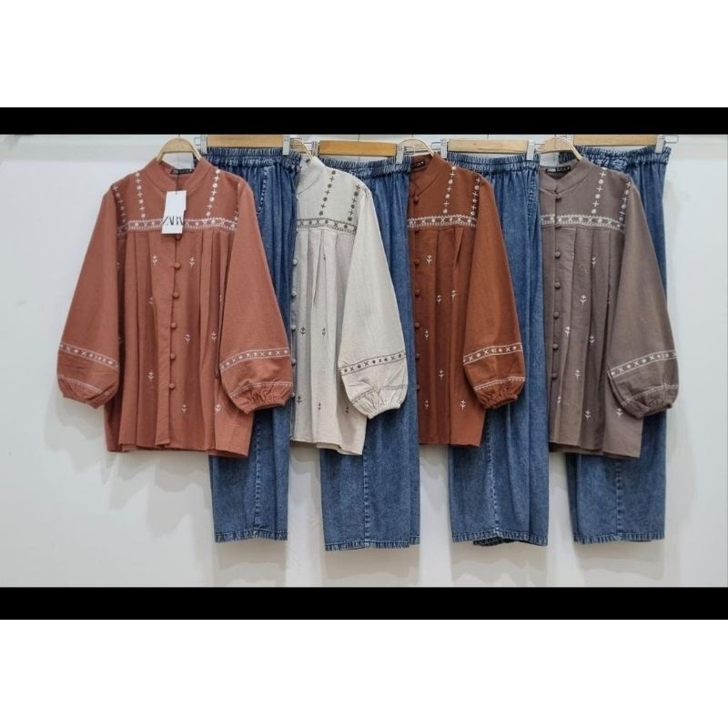 SETELAN JEANS ZARA PREMIUM