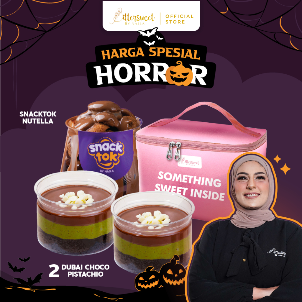

[ Best Owner ] [ Hampers Pink ] 2 Dubai Choco + Snacktok Full Cookies Nutella