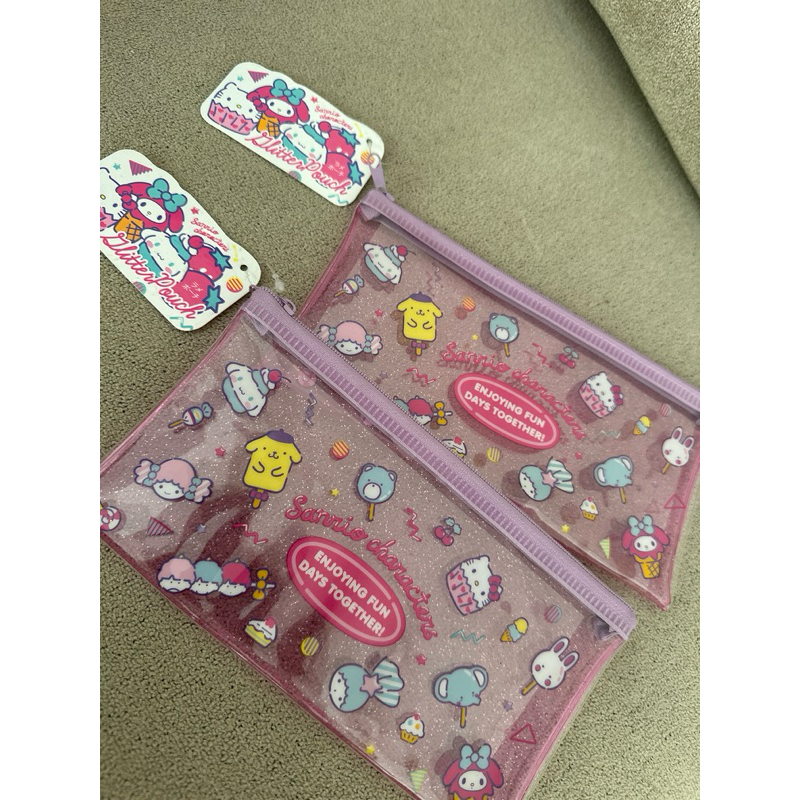 

tempat pensil/pouch glitter sanrio
