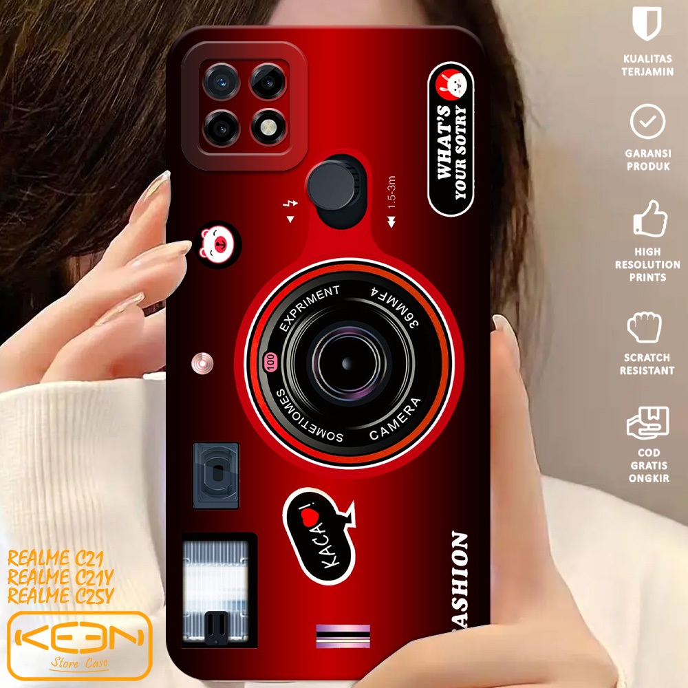 Case Realme C21Y/C25Y - Softcase Realme C21Y/C25Y Motif Abstrak - Casing Hp Realme C21Y/C25Y - Case 