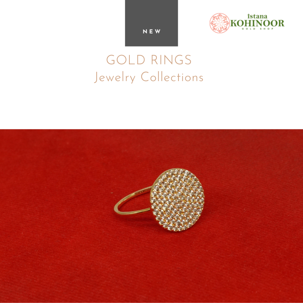 KOHINOOR CINCIN VARIASI 16K EMAS GOLD YELLOW GOLD 16K EMAS SIZE 20
