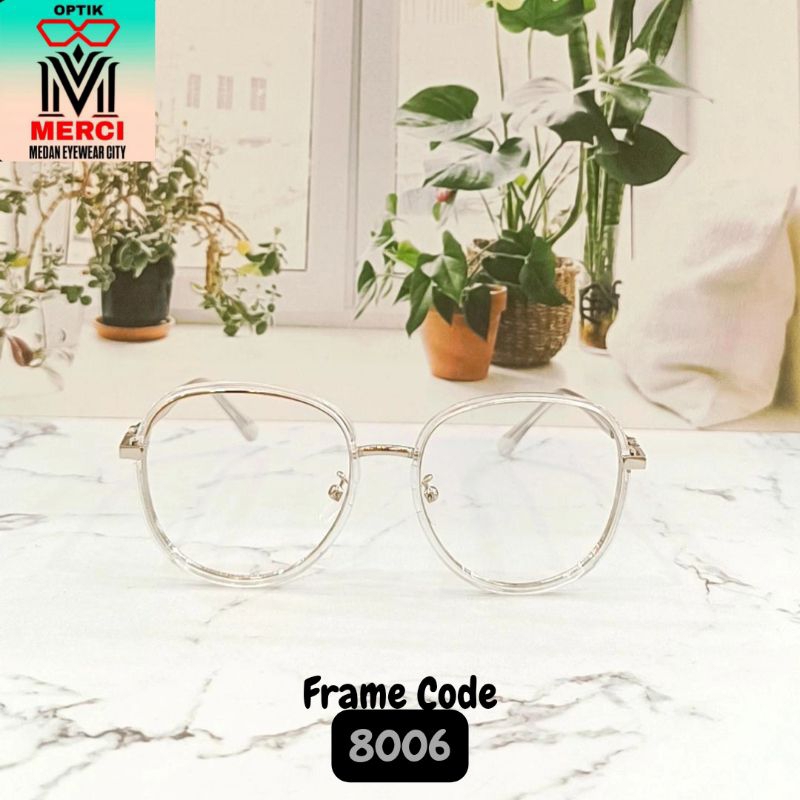 Kacamata cewek Model Prisma Kode Frame 8006