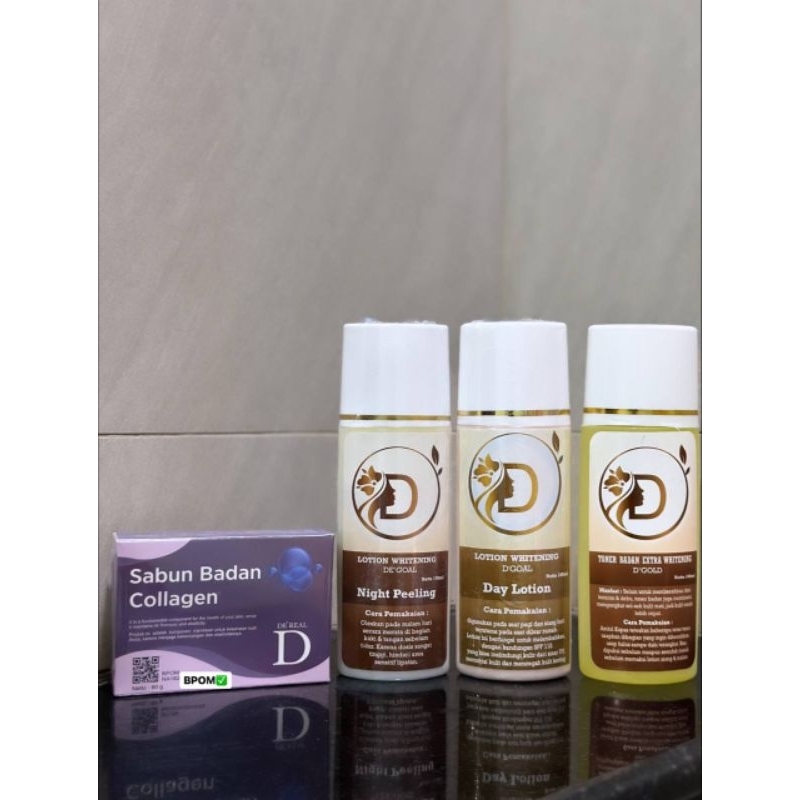 D'gold  Degoal lotion paket lengkap