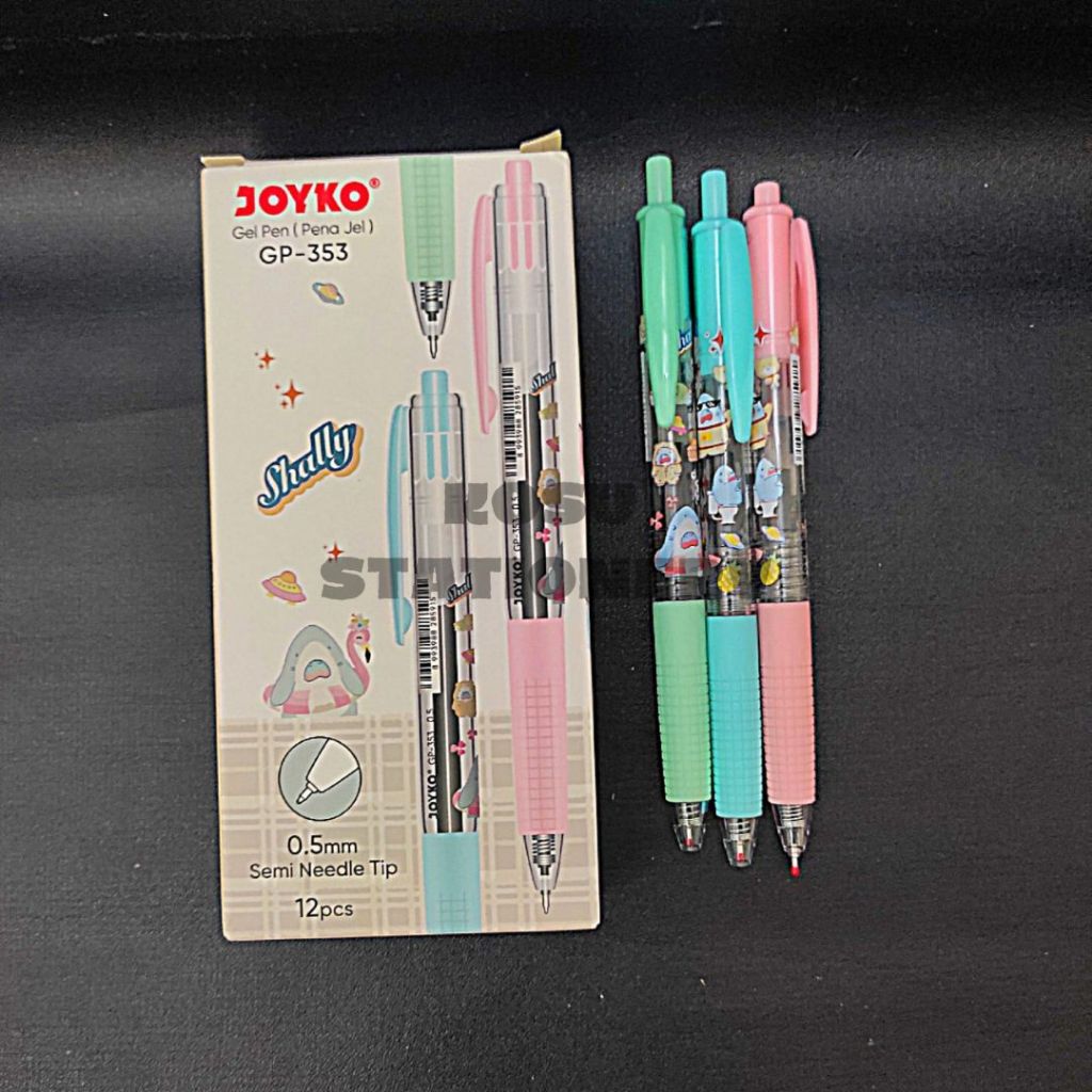 

BOLPEN GEL / BALLPOINT GEL / PULPEN GEL / POLPEN GEL JOYKO GP 353 HITAM