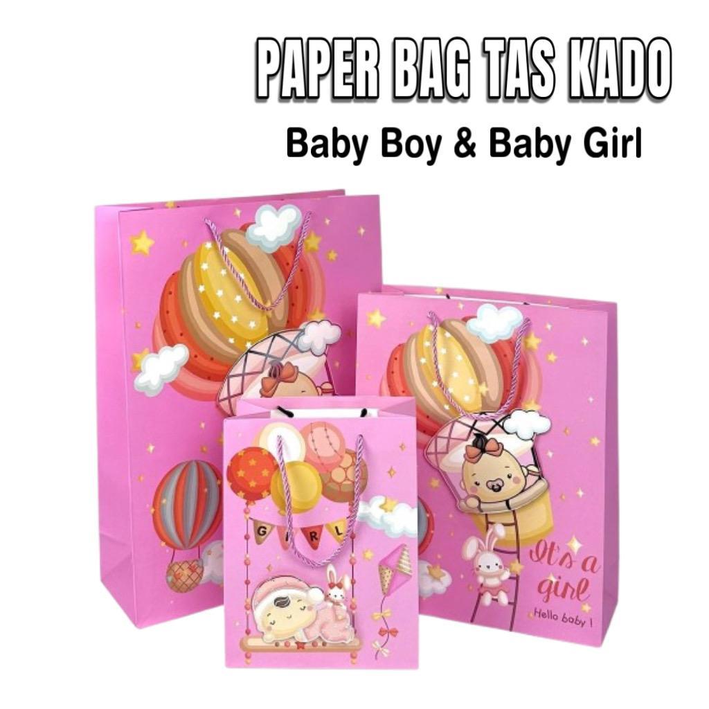 

BOS Paper Bag Baby Boy/Paper Bag Baby Girl/Goodie Bag New Born/Paper Bag Lahiran