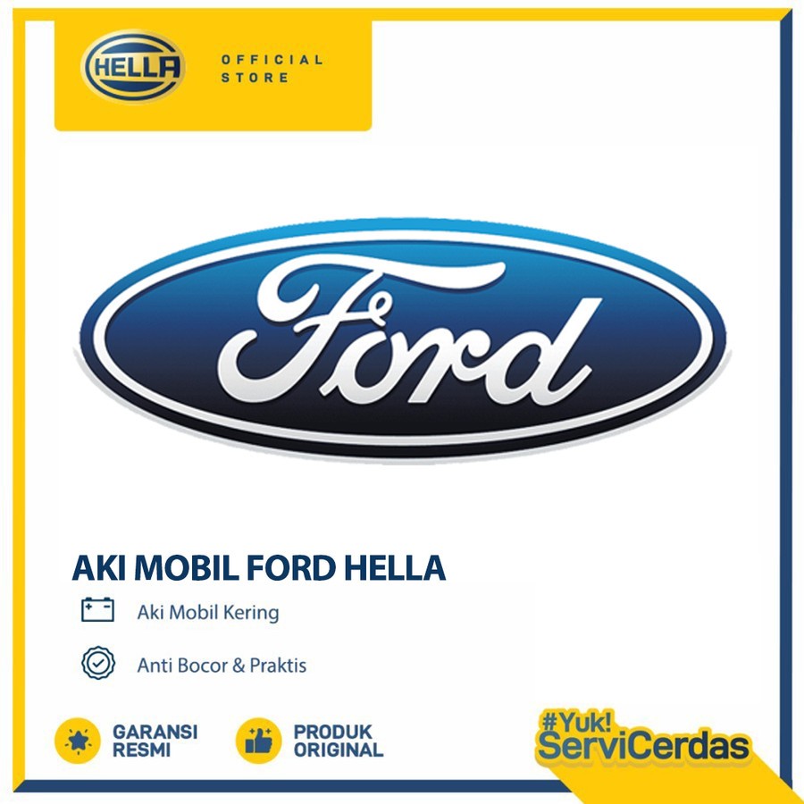 Aki Mobil FORD Hella Aki Mobil Kering