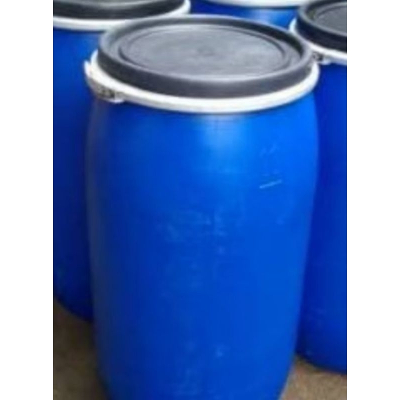 DRUM PLASTIK TEBAL /DRUM BEKAS/ DAYA TAMPUNG 150 LITER