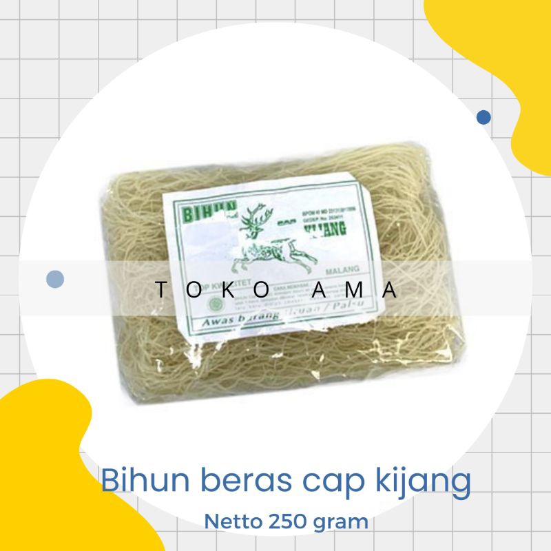 

Bihun beras cap kijang 250 gram