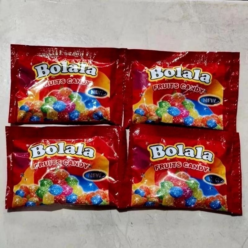 Permen Bolala 1 renceng permen jadul permen warna warni permen jadoel bola bola