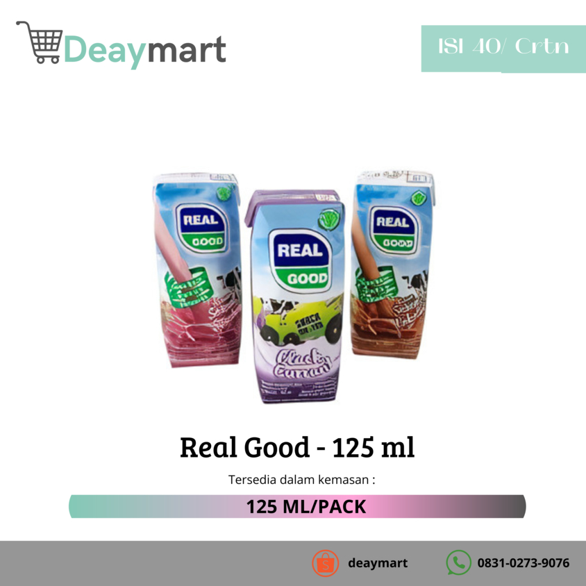 

Real Good kotak 1 Carton isi 40 pcs kemasan 125 ml