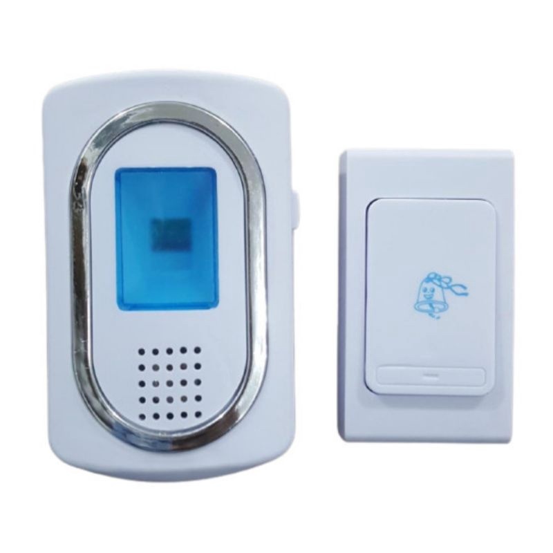 Bel Pintu Wireless Bell Pintu Rumah Lonceng Otomatis Bel Pintu Rumah V-ZORR Tanpa Kabel Wireless Doo