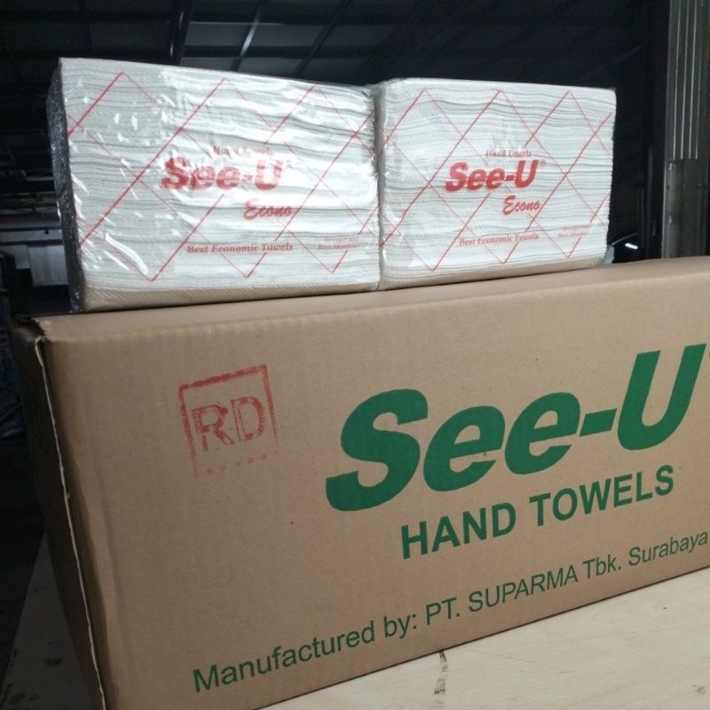 See-U Hand Towel Tissue 1Dus/Karton Isi 20 pack