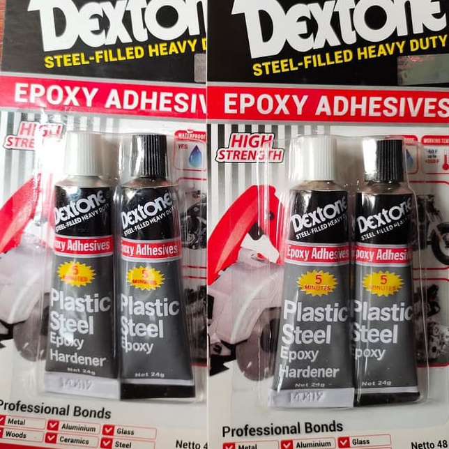 

KP8 Lem Besi Dextone Steel 48 gram Lem Serba Guna