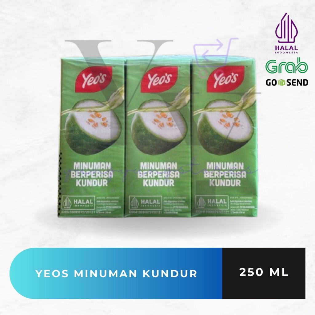 

[KOTAK] 1 Pak Isi 6 Kotak Yeos Minuman Kundur / Winter Melon Drink 250 ml