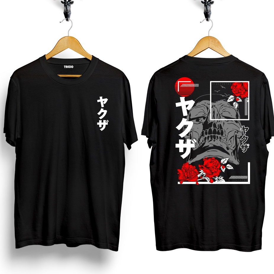 Baju Kaos Distro JEPANG  KAOS SKULL MAWAR  KAOS TENGKORAK MAWAR  DADAKAN BAJU KAOS DISTRO  BAJU LAKI