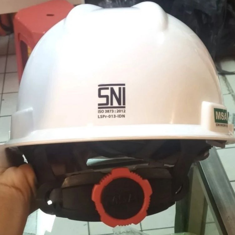 ART A2K6 Helm MSA lokal  Fastrack warna putih kuning biru merah orange hijau abuabu