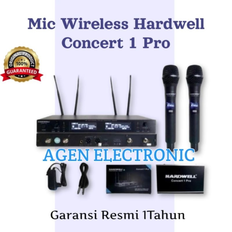 Mic Wireless Hardwell Concert 1 Pro Original Handheld