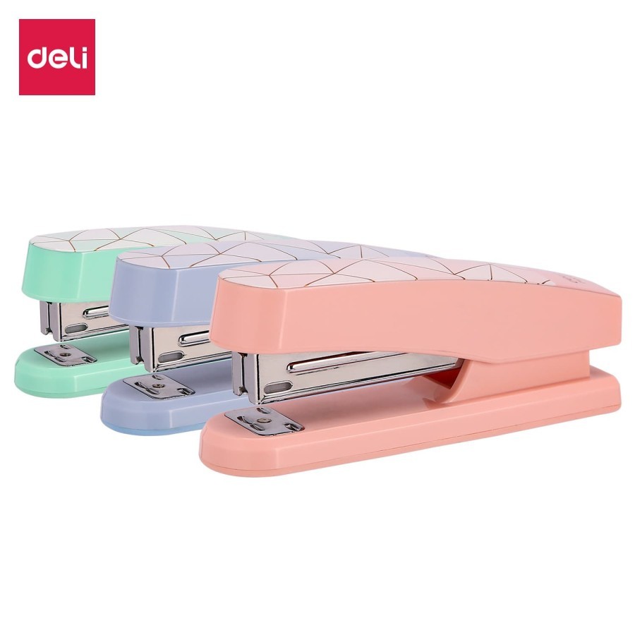 

Deli Stapler 25sheets 24/6 & 26/6 Warna Pastel - E0402F