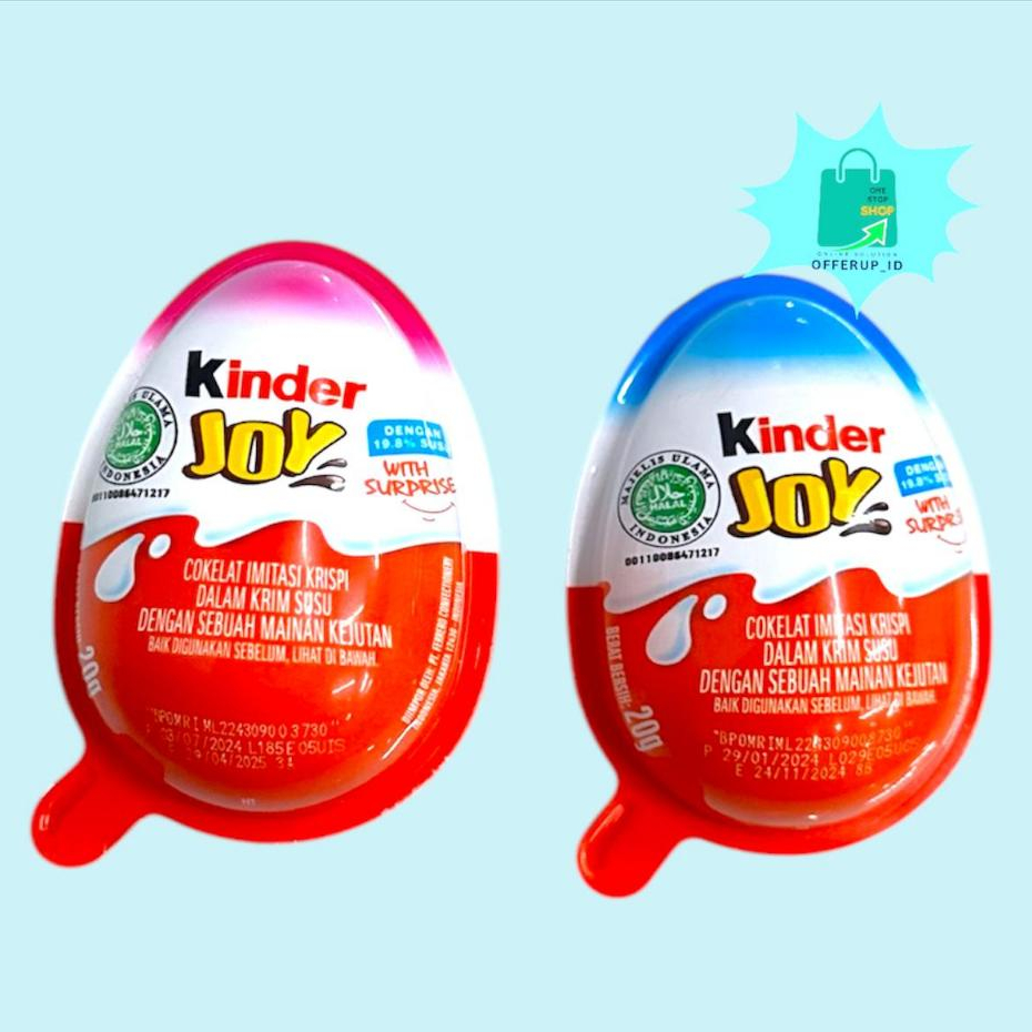 

KINDER JOY SNACK COKELAT PLUS MAINAN DI DALAMNYA