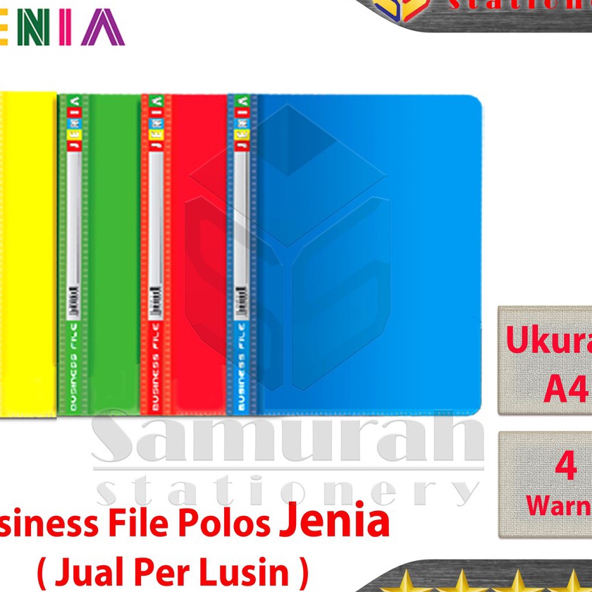

berkualitas Map Business File Polos Ukuran A4 Jenia Map Laporan Bisnis File Acco Plastik A4 Jual Per lusin