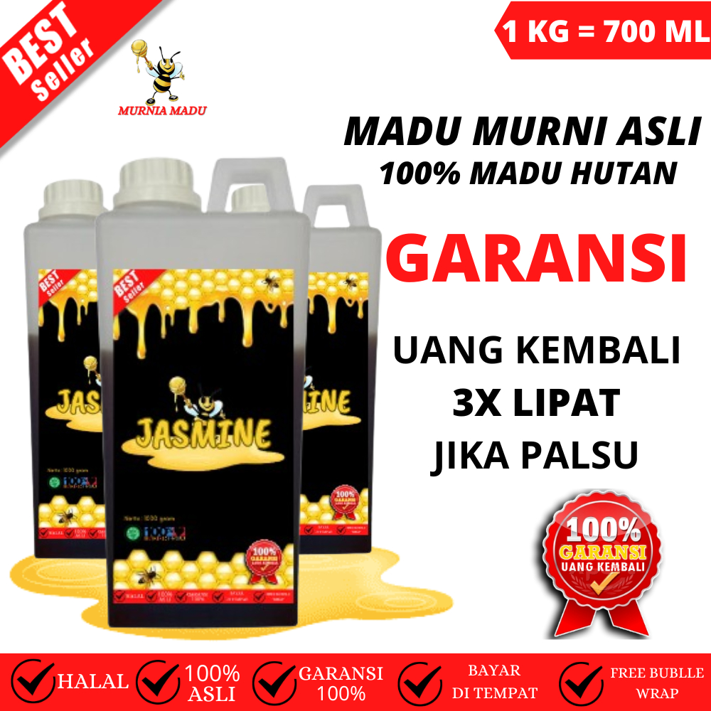 

Madu Jasmine Hutan Murni Asli Multiflora Sumbawa 100% Alami Pure Honey Nusantara Original 1kg