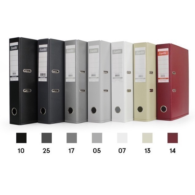 

Terbatas Bantex Lever Arch File Ordner Plastic 7cm A4 7 MM NATURAL 145 PCS