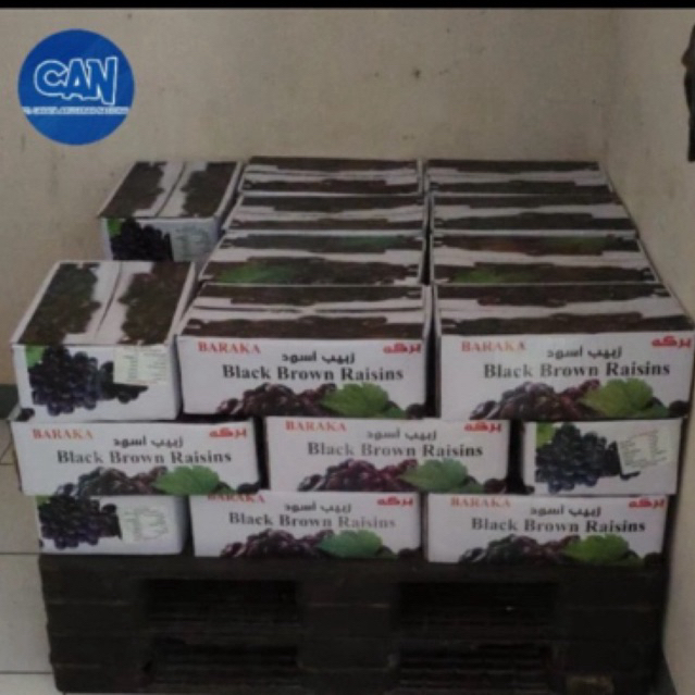 

Kismis Baraka//Black Brown Raisin 10kg (1 karton)