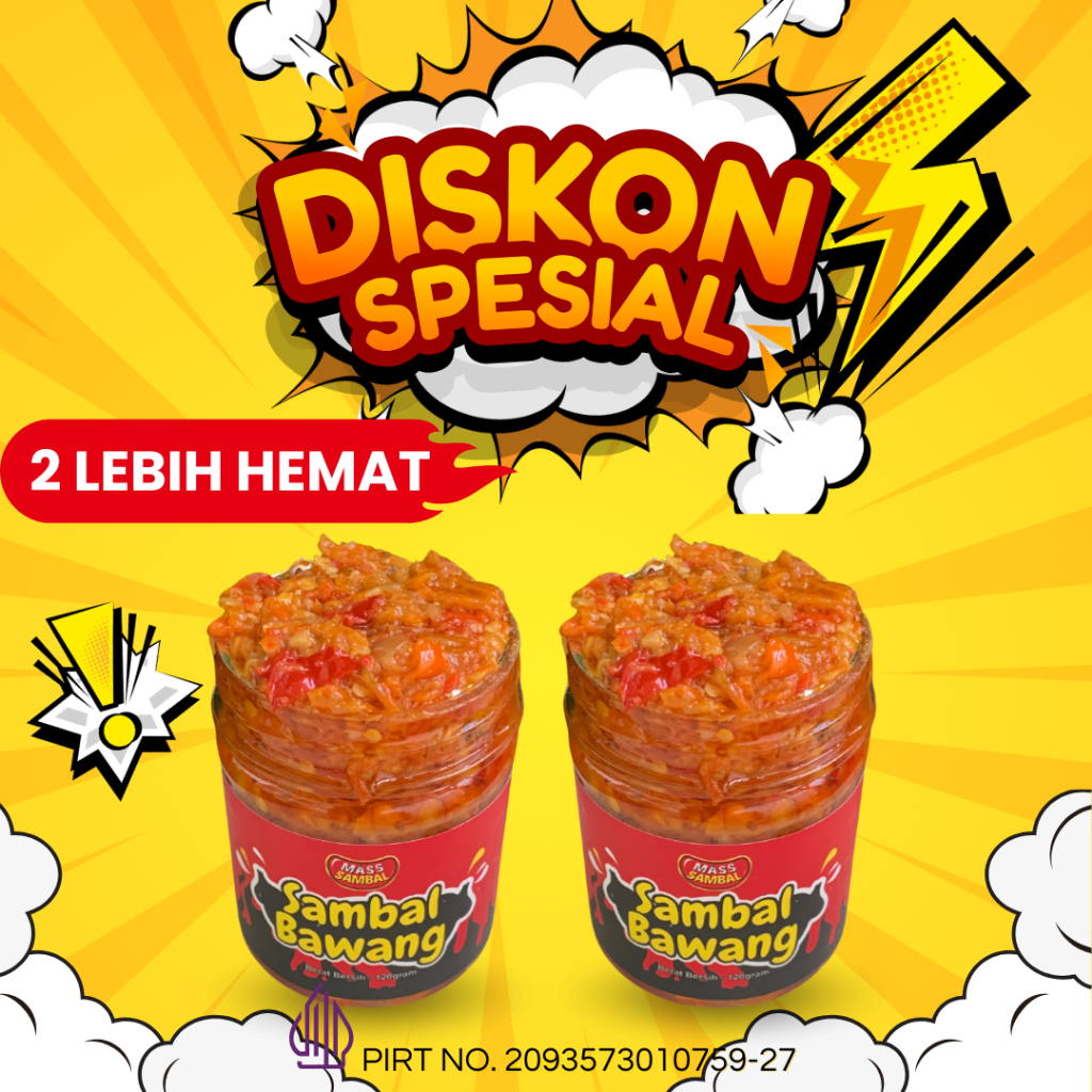 

Mass Sambal - Paket Hemat Sambal Bawang 2 pcs