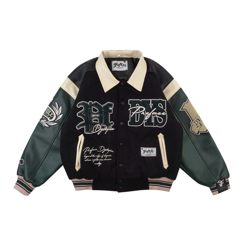 JACKET PREFACE VARSITY DYSTOPIA