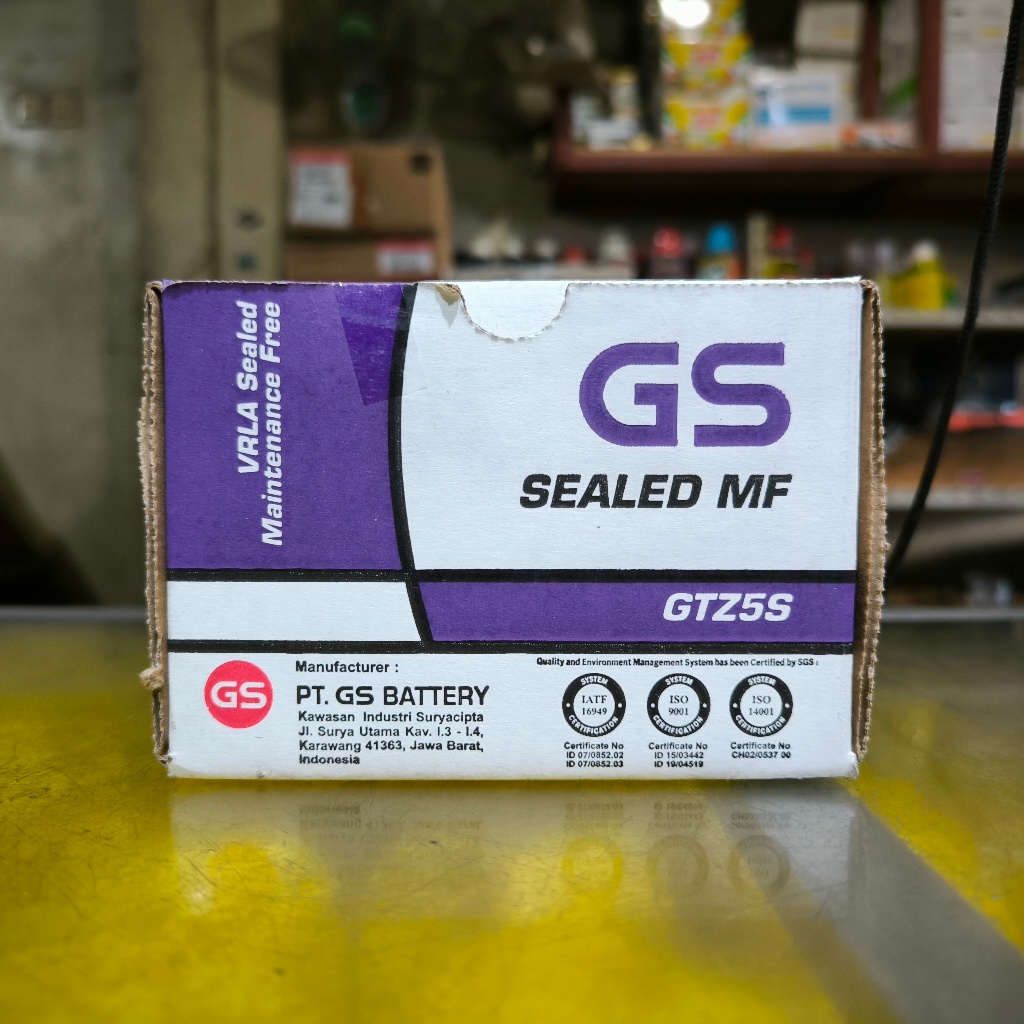 Aki Kering Gs Astra GTZ5S Accu Kering Sepeda Motor