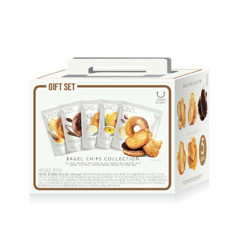 

[READY STOCK] DELIGHT PROJECT BAGEL CHIPS COLLECTION OLIVEYOUNG