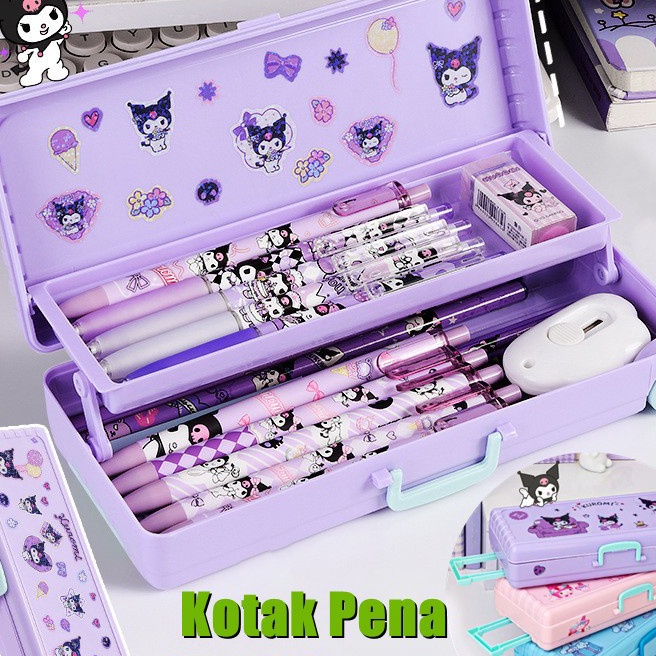 

Sale Tempat Pensil Pencil Case Large Capacity Anime Kartun Pensil Kasus Troli Kotak Alat Tulis Lucu Anjing Pensil Kotak Persegi Panjang