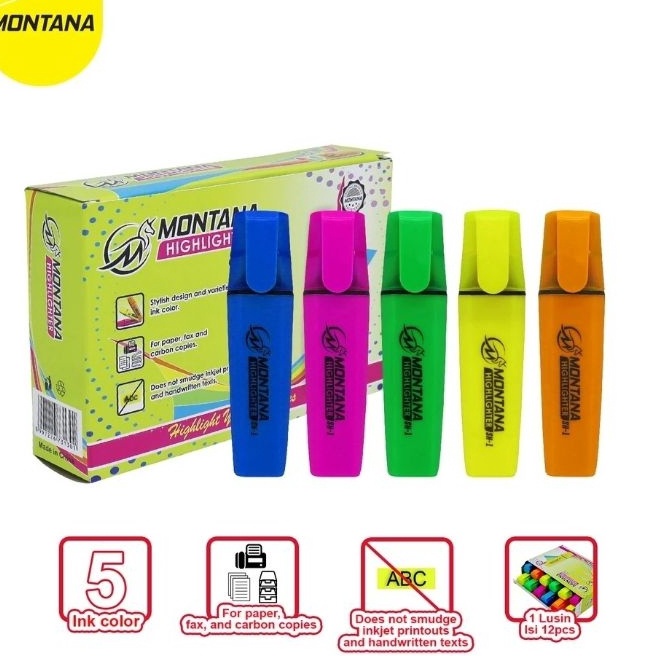 

HJ6 HHLHTER PENANDA WARNA STABILO MONTANA SH1 12 PCS