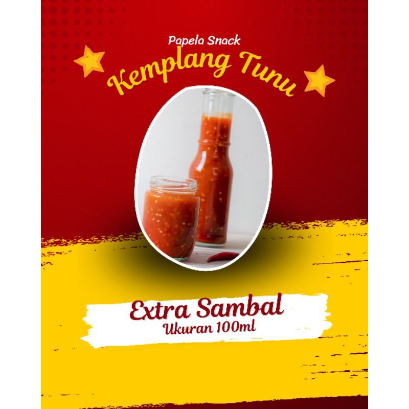 

PAPELA SNACK || Sambal kemplang extra 100ml