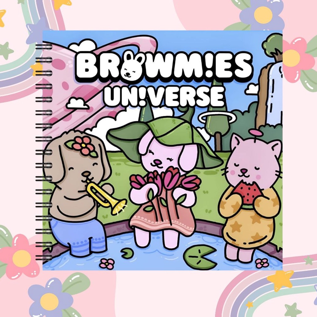 

KODE W17S BROWMIES Universe Coloring Book For Kids Adults Buku Mewarnai Anak Remaja Dewasa