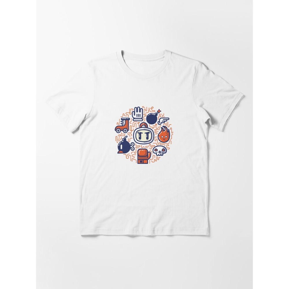 Kaos Gamers Bomberman arcade game funny tee Tshirt